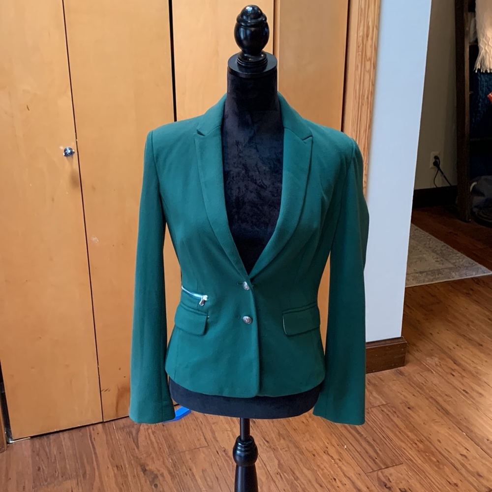 Women’s Green Blazer Jacket